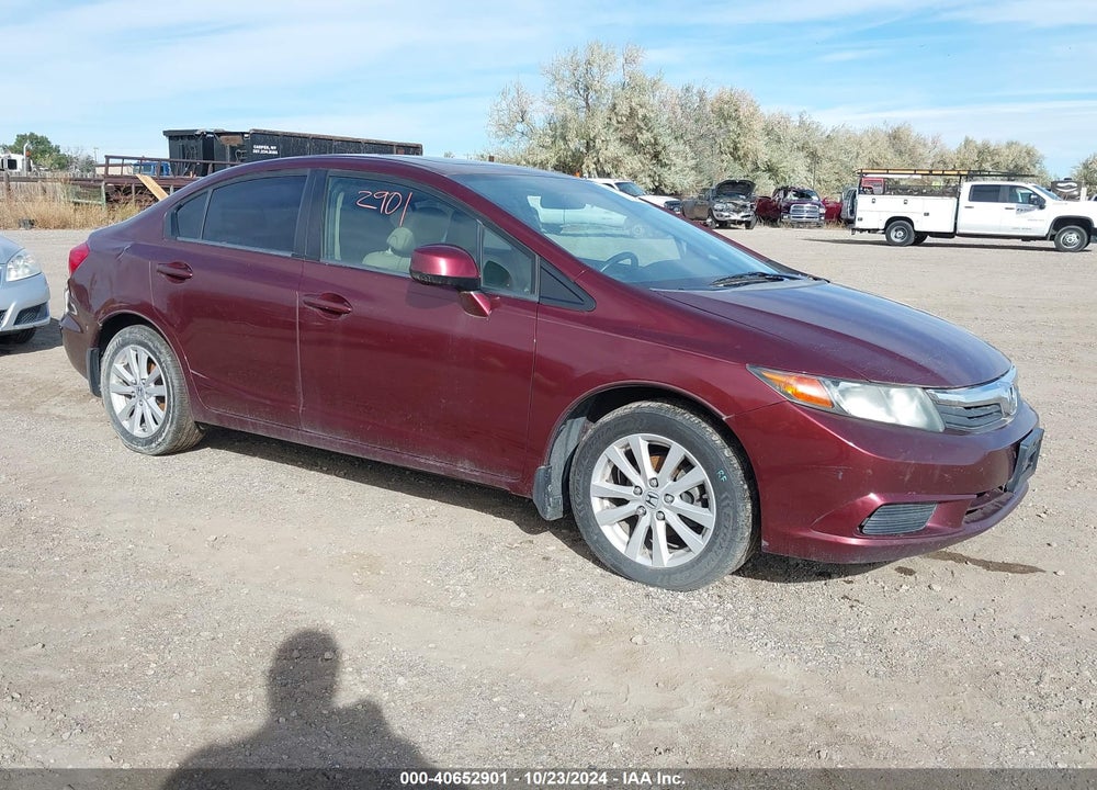 2012 HONDA CIVIC EX-L VIN: 2HGFB2F96CH538385