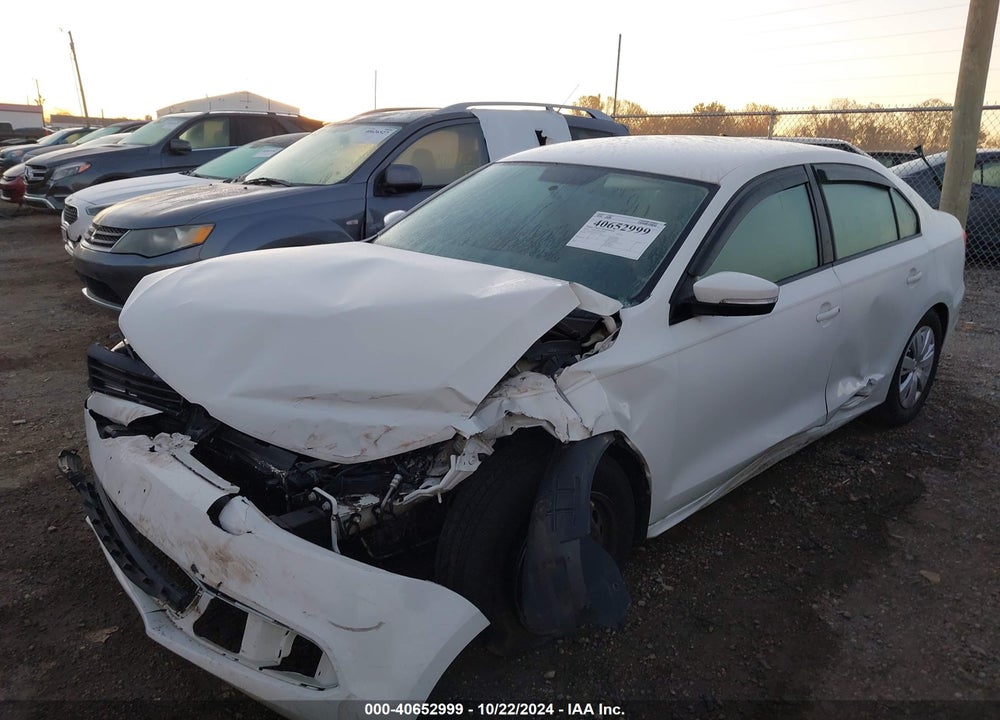 2012 VOLKSWAGEN JETTA 2.5L SE VIN: 3VWDX7AJ5CM122493