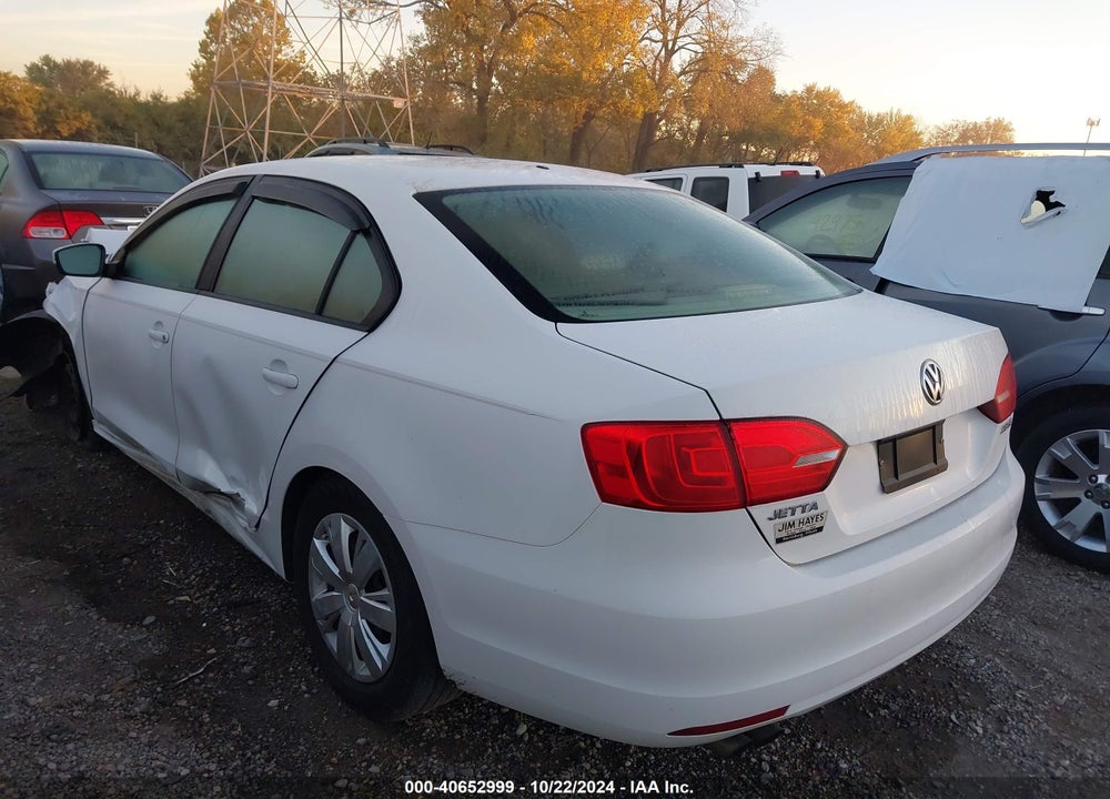 2012 VOLKSWAGEN JETTA 2.5L SE VIN: 3VWDX7AJ5CM122493