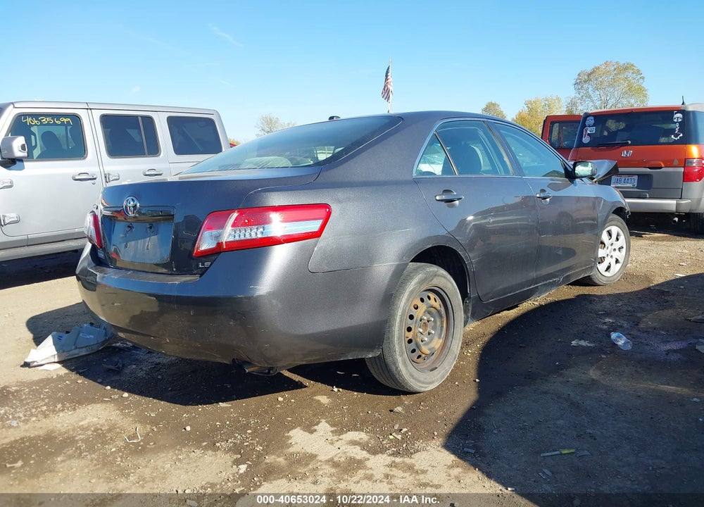 2010 TOYOTA CAMRY LE VIN: 4T1BF3EK7AU005009