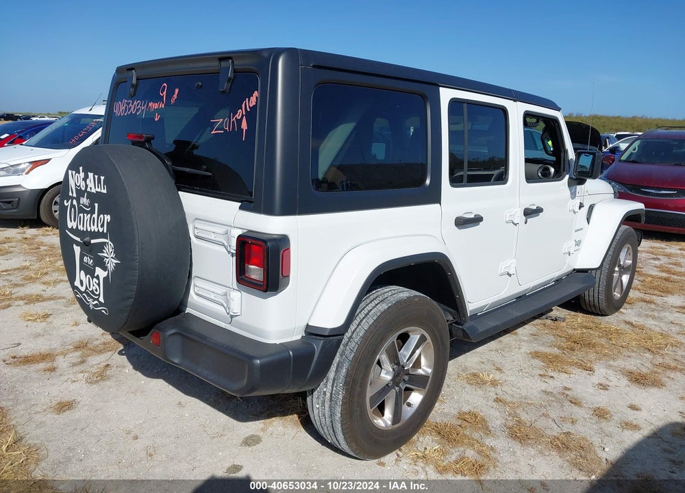2023 ANGLER JEEP WR 4-DOOR SAHARA 4X4 VIN: 1C4HJXEG6PW572552