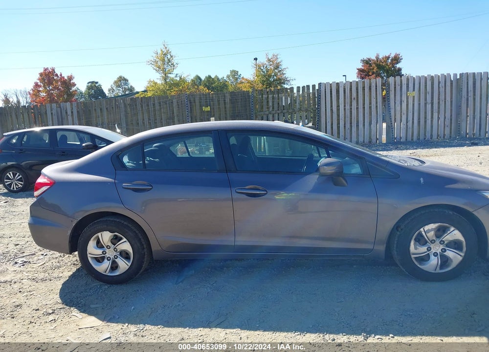 2015 HONDA CIVIC LX VIN: 19XFB2F59FE270038