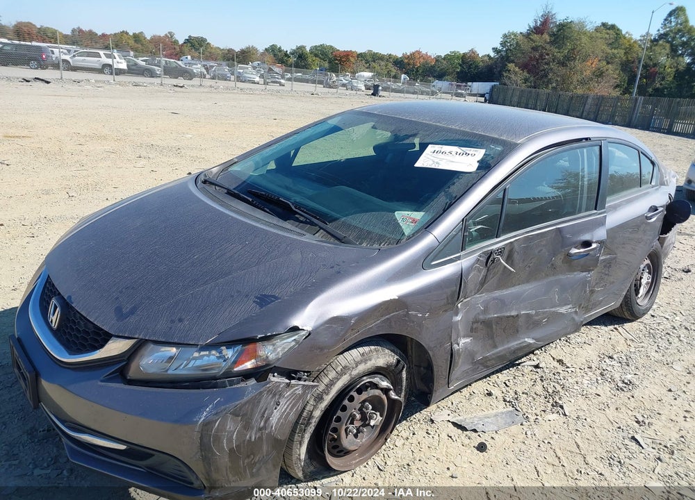 2015 HONDA CIVIC LX VIN: 19XFB2F59FE270038