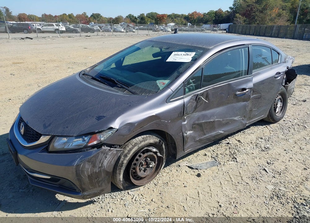 2015 HONDA CIVIC LX VIN: 19XFB2F59FE270038