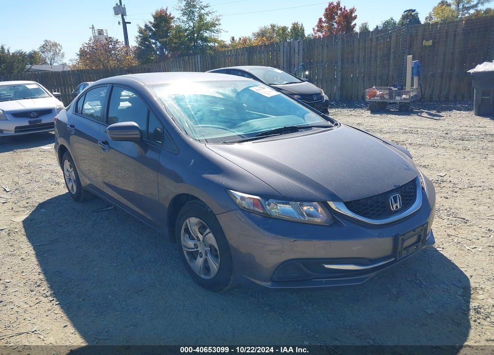 2015 HONDA CIVIC LX VIN: 19XFB2F59FE270038