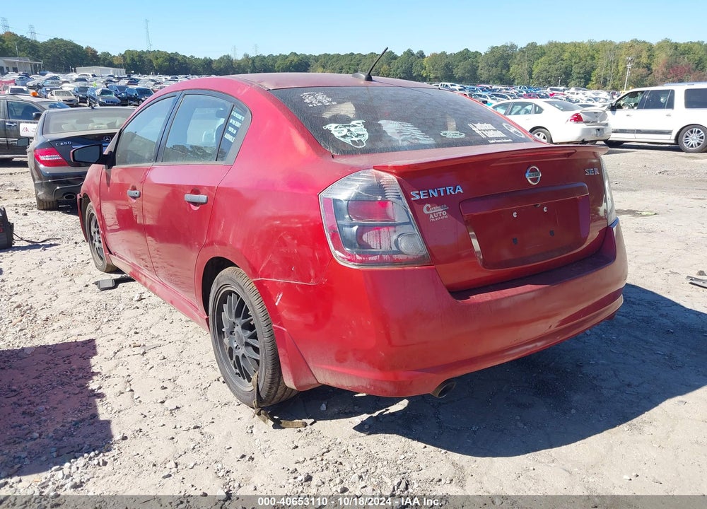 2011 NISSAN SENTRA SE-R VIN: 3N1BB6APXBL626150