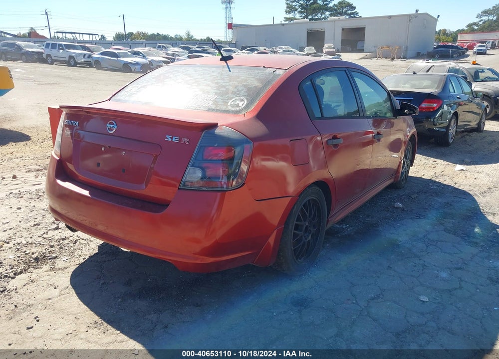 2011 NISSAN SENTRA SE-R VIN: 3N1BB6APXBL626150