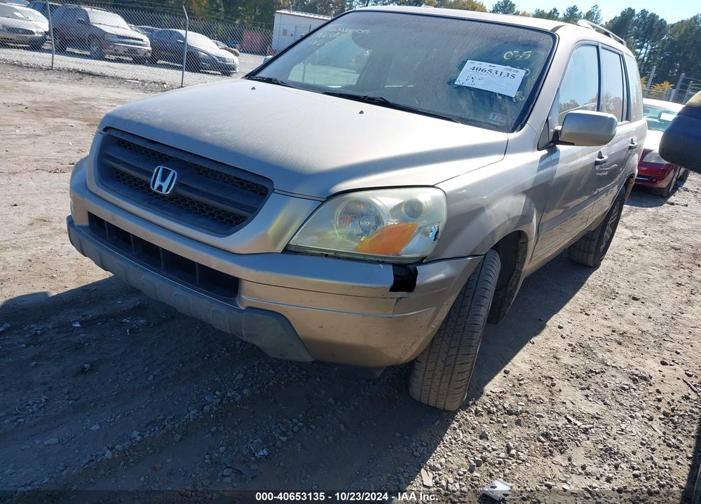 2005 HONDA PILOT EX-L VIN: 5FNYF18695B035970