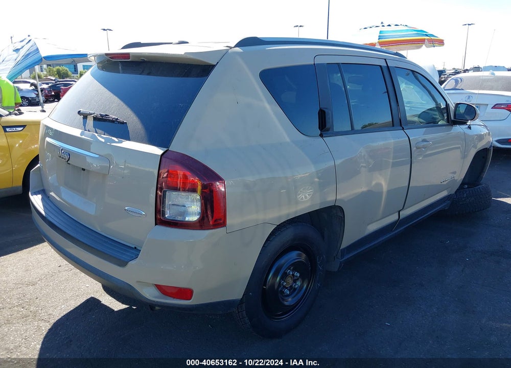 2017 JEEP COMPASS LATITUDE 4X4 VIN: 1C4NJDEB9HD191295