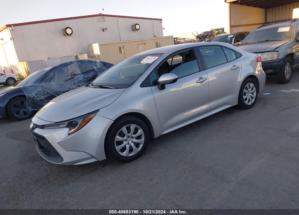 2022 TOYOTA COROLLA LE VIN: 5YFEPMAE6NP278949