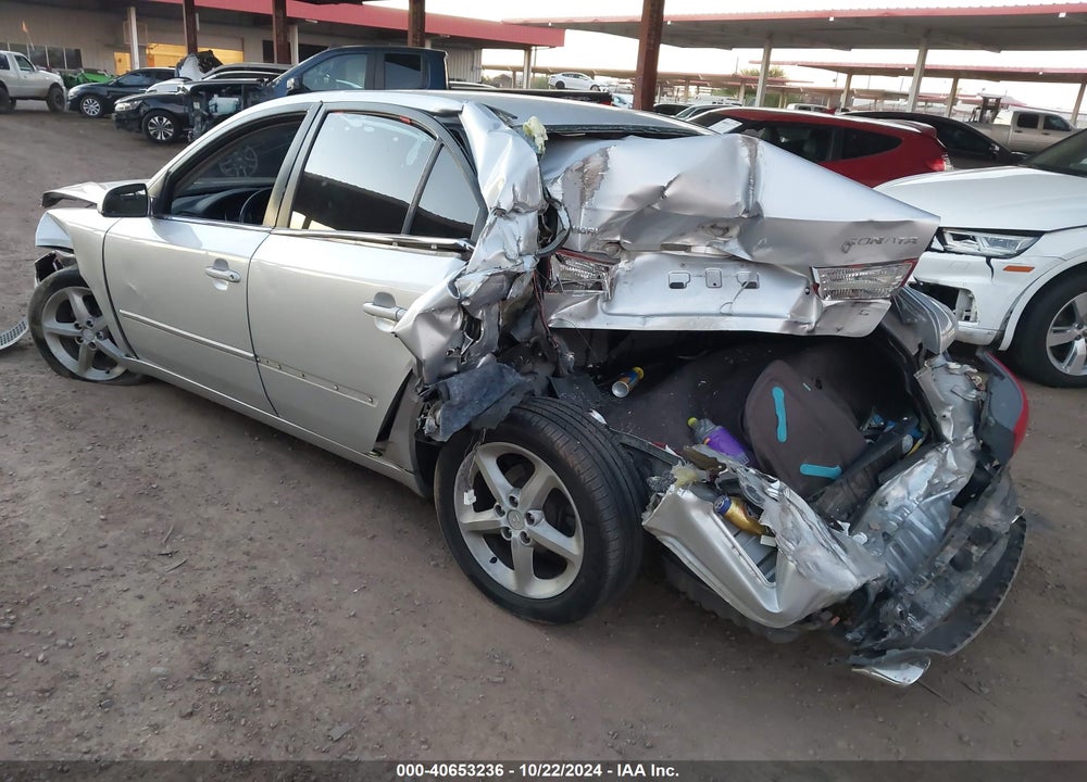 2007 HYUNDAI SONATA LIMITED/SE V6 VIN: 5NPEU46F87H172559