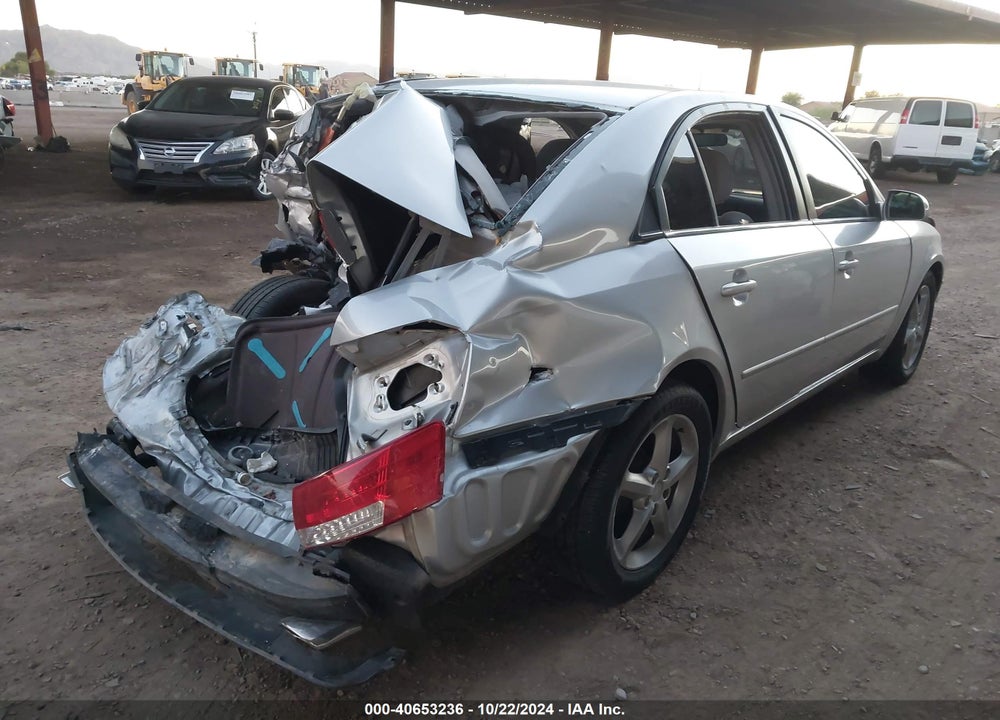 2007 HYUNDAI SONATA LIMITED/SE V6 VIN: 5NPEU46F87H172559