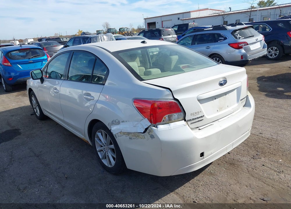 2012 SUBARU IMPREZA 2.0I PREMIUM VIN: JF1GJAC62CG004179