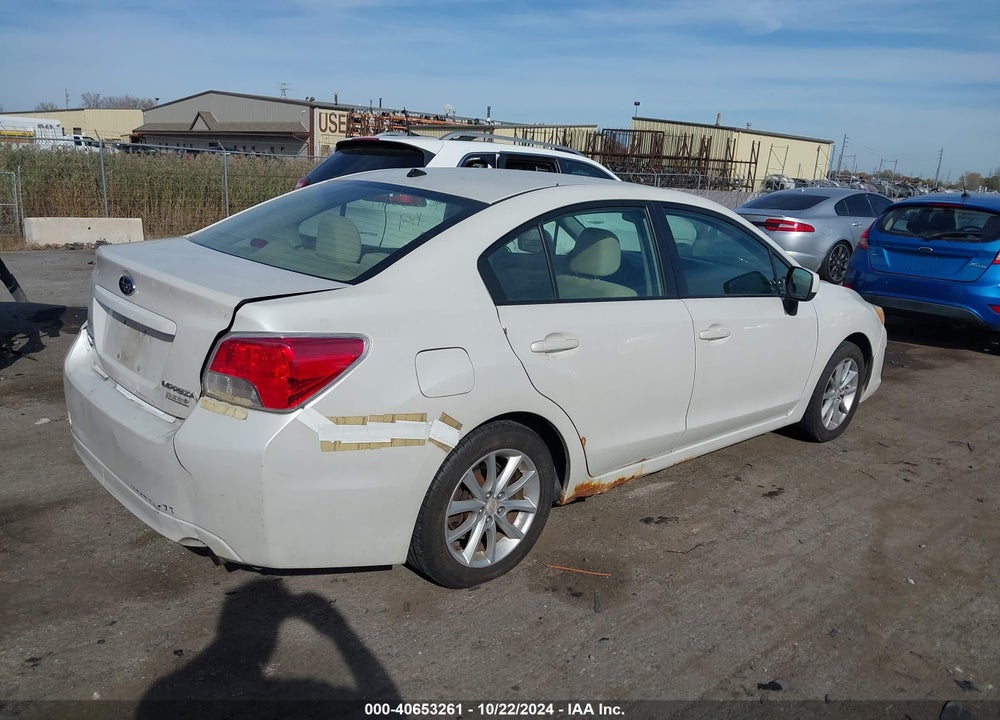 2012 SUBARU IMPREZA 2.0I PREMIUM VIN: JF1GJAC62CG004179