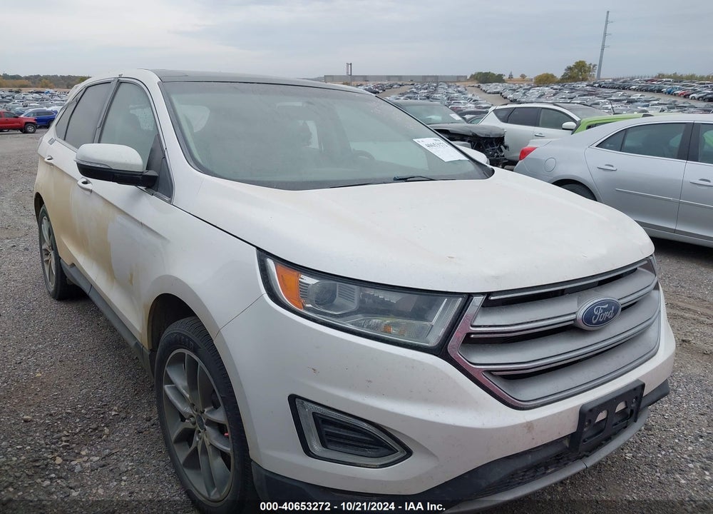 2015 FORD EDGE TITANIUM VIN: 2FMTK4K81FBB70808