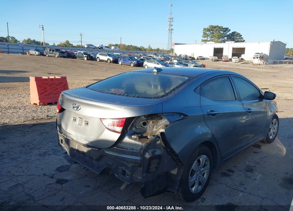 2016 HYUNDAI ELANTRA SE VIN: KMHDH4AE7GU634562