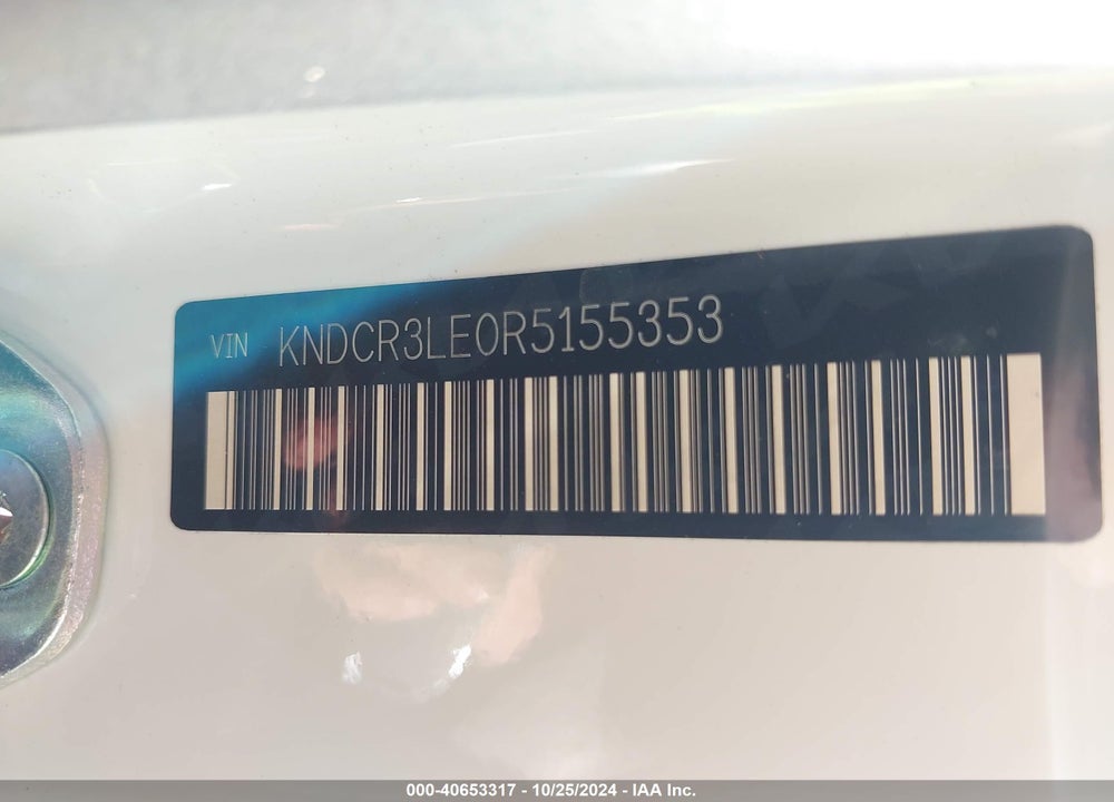 2024 KIA NIRO EX VIN: KNDCR3LE0R5155353