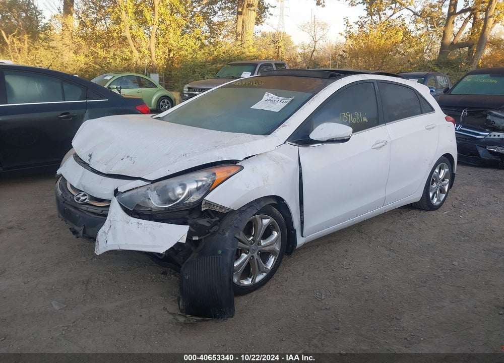 2014 HYUNDAI ELANTRA GT BASE W/BLUE VIN: KMHD35LH5EU195144