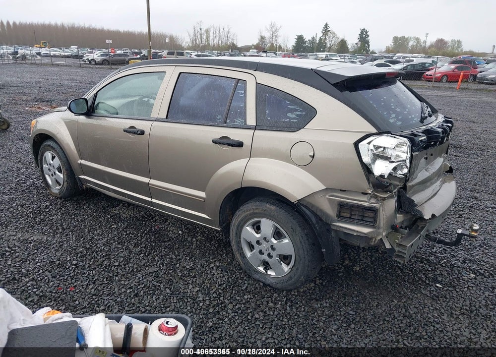 2008 DODGE CALIBER SE VIN: 1B3HB28B98D583365