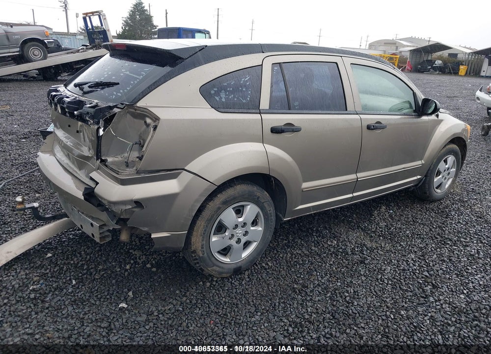 2008 DODGE CALIBER SE VIN: 1B3HB28B98D583365