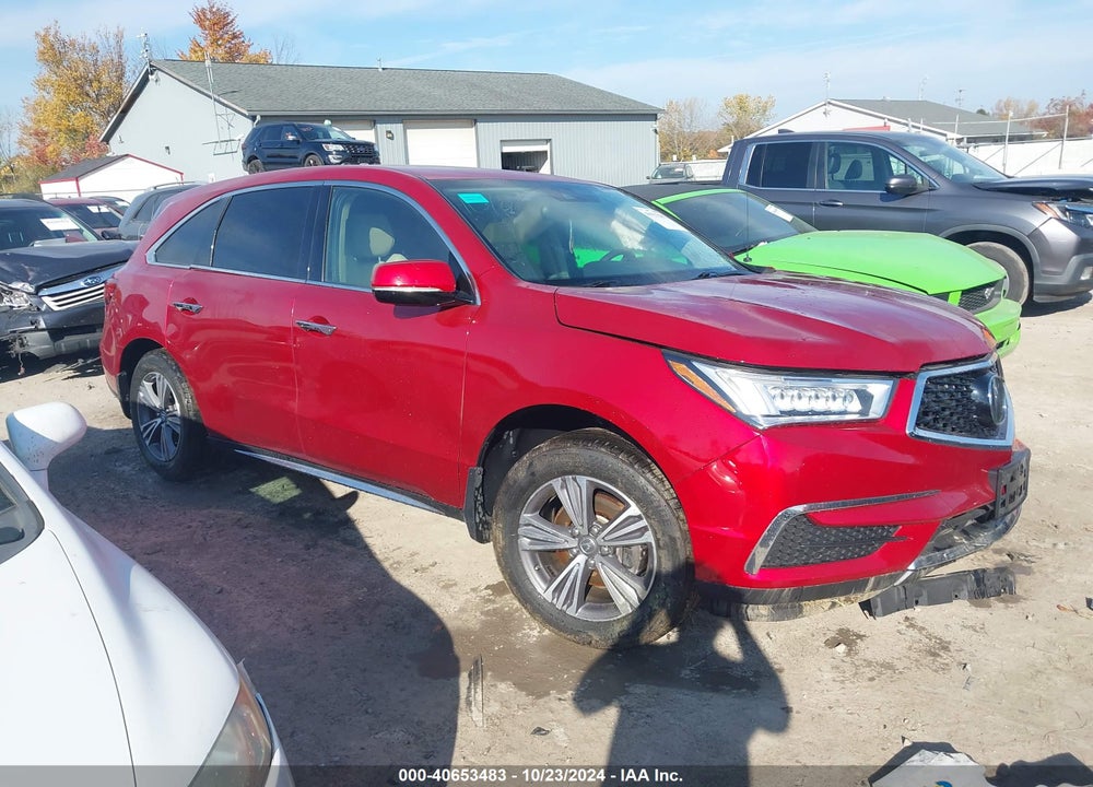 2019 ACURA MDX STANDARD VIN: 5J8YD4H34KL017626