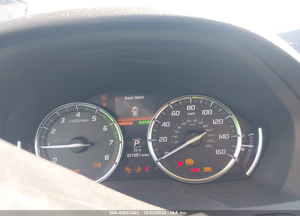2019 ACURA MDX STANDARD VIN: 5J8YD4H34KL017626