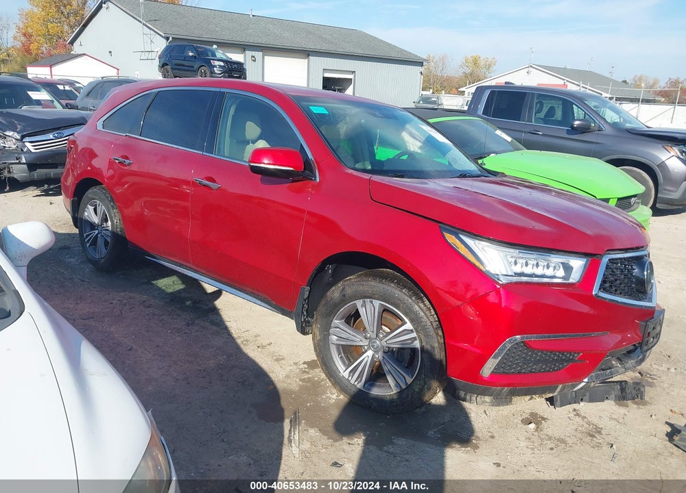 2019 ACURA MDX STANDARD VIN: 5J8YD4H34KL017626