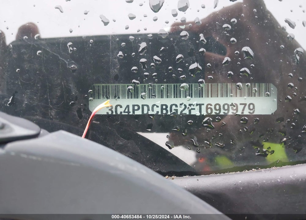 2015 DODGE JOURNEY SXT VIN: 3C4PDCBG2FT699979