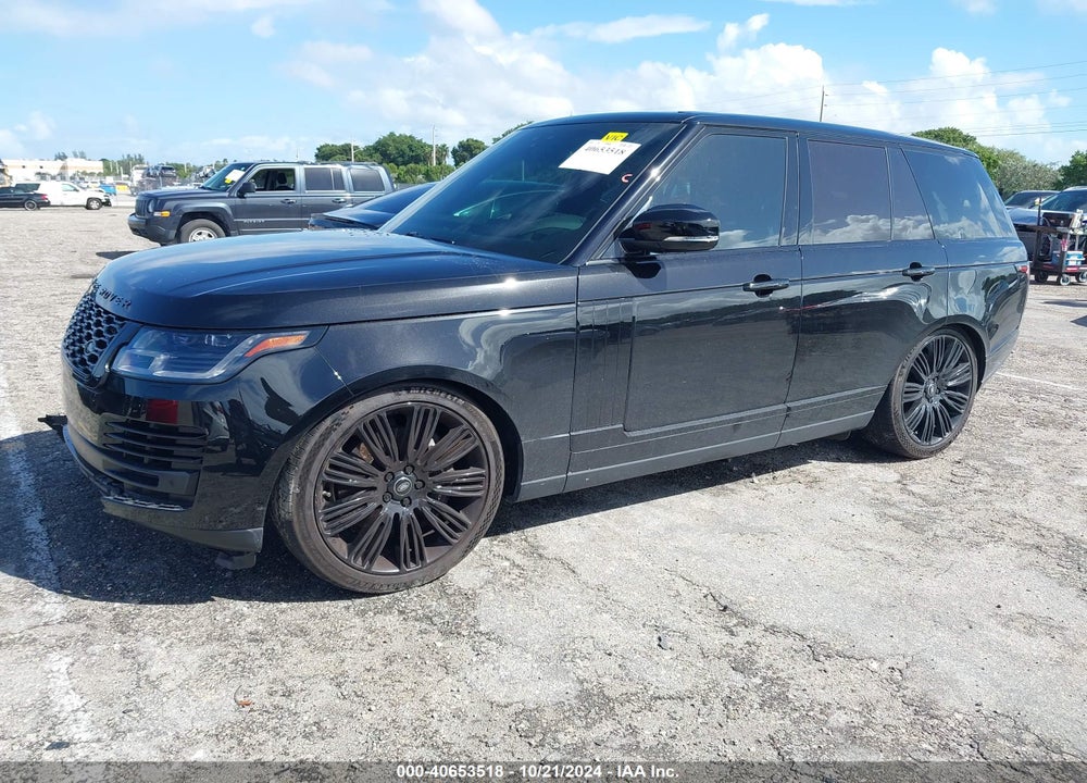 2019 LAND ROVER RANGE ROVER 5.0L V8 SUPERCHARGED VIN: SALGS2RE6KA525766