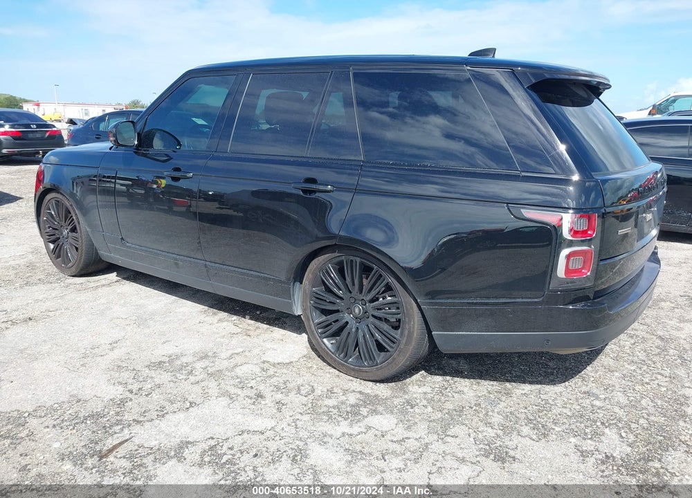 2019 LAND ROVER RANGE ROVER 5.0L V8 SUPERCHARGED VIN: SALGS2RE6KA525766
