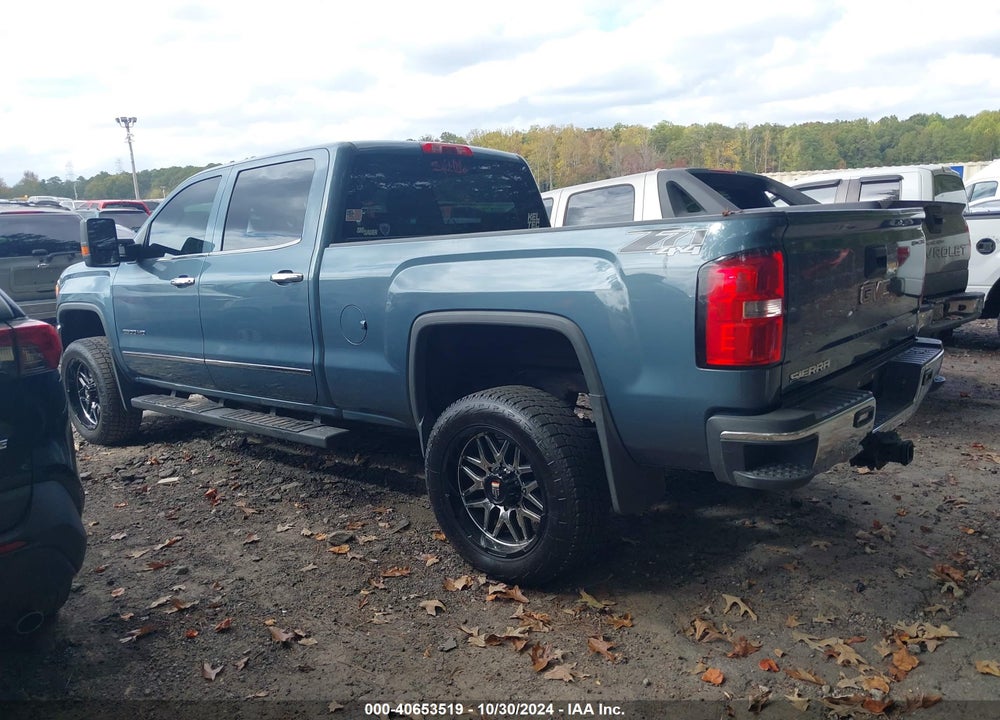 2015 GMC SIERRA 2500HD SLT VIN: 1GT12ZEGXFF146582