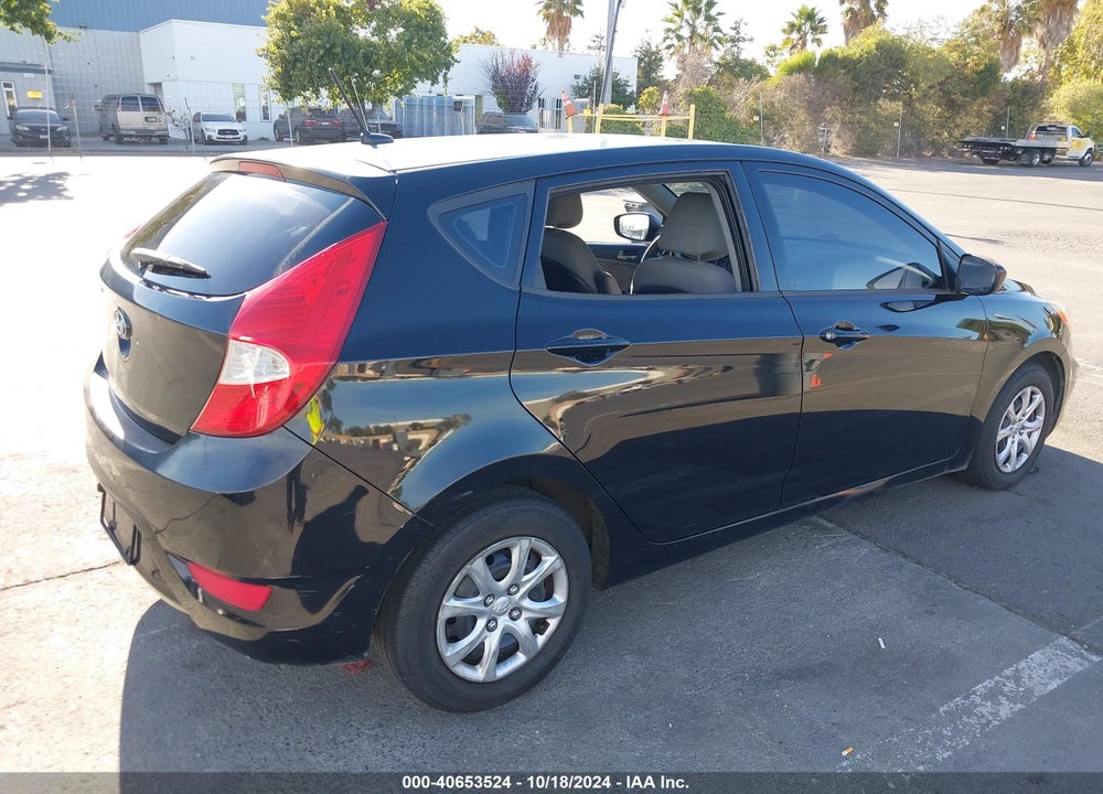 2012 HYUNDAI ACCENT GS VIN: KMHCT5AE5CU017767
