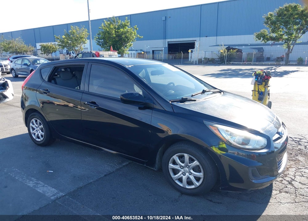 2012 HYUNDAI ACCENT GS VIN: KMHCT5AE5CU017767