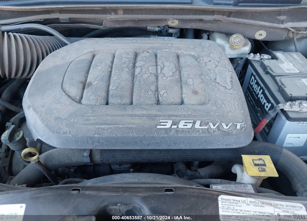 2014 DODGE GRAND CARAVAN SXT VIN: 2C4RDGCG4ER129868