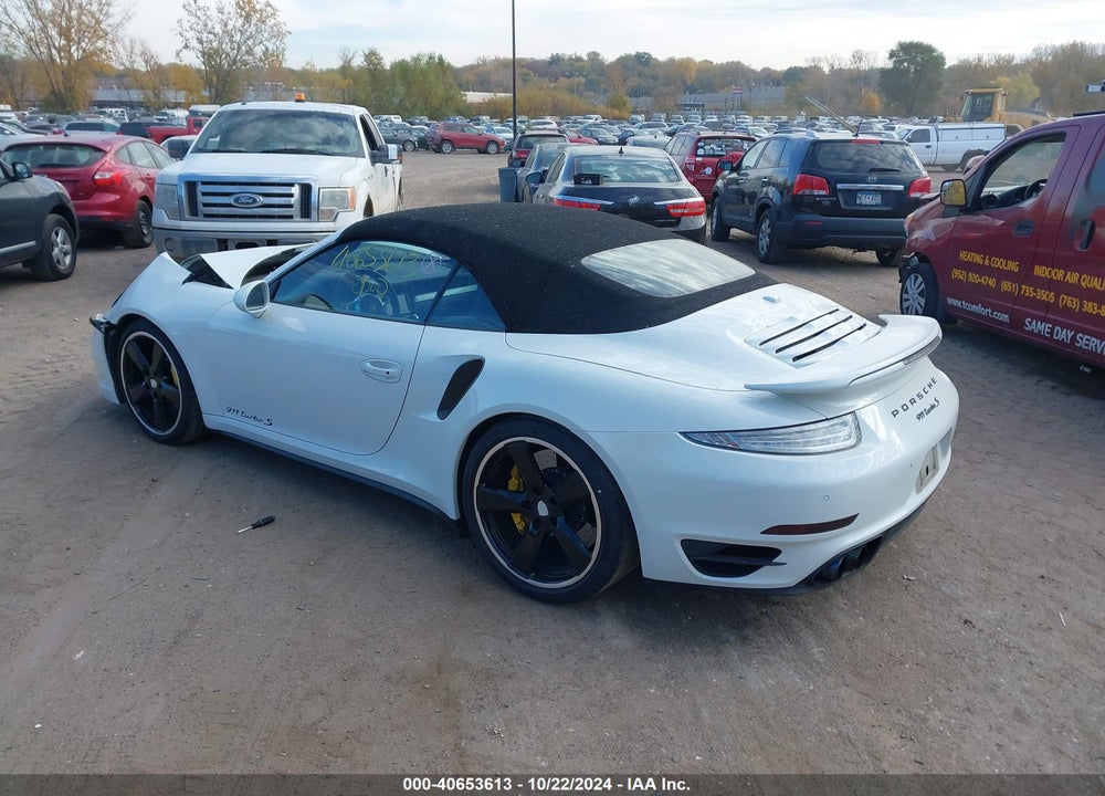 2015 PORSCHE 911 TURBO S VIN: WP0CD2A92FS178371