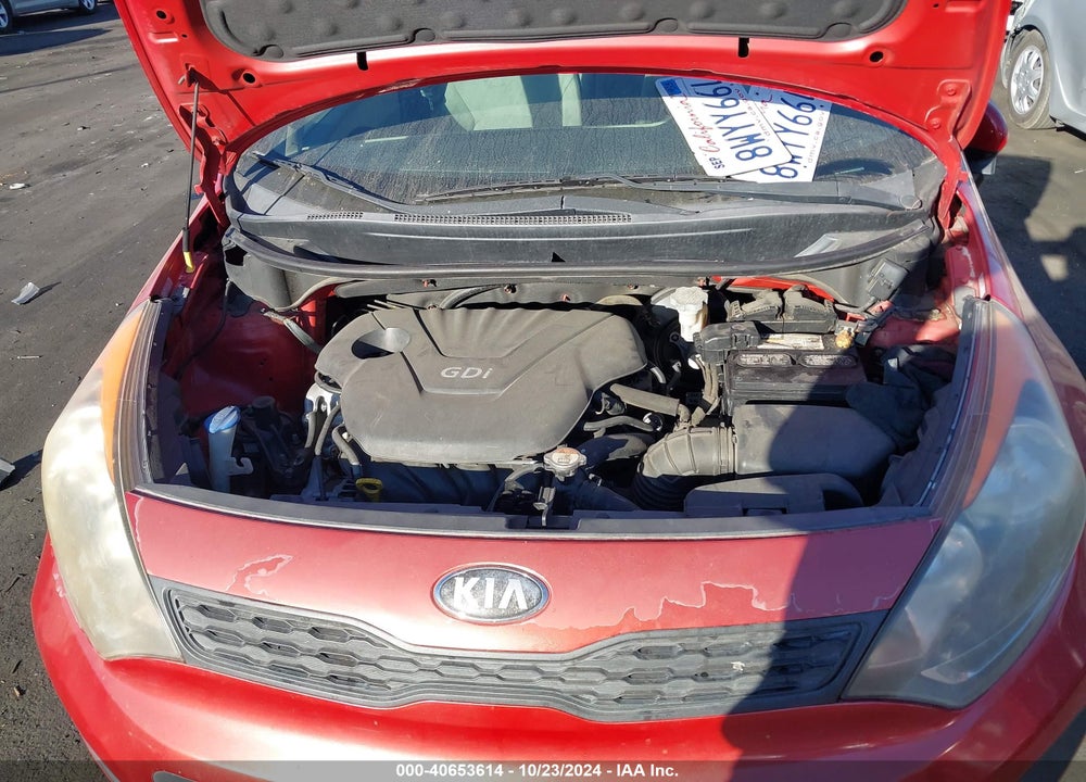 2013 KIA RIO LX VIN: KNADM5A3XD6303279