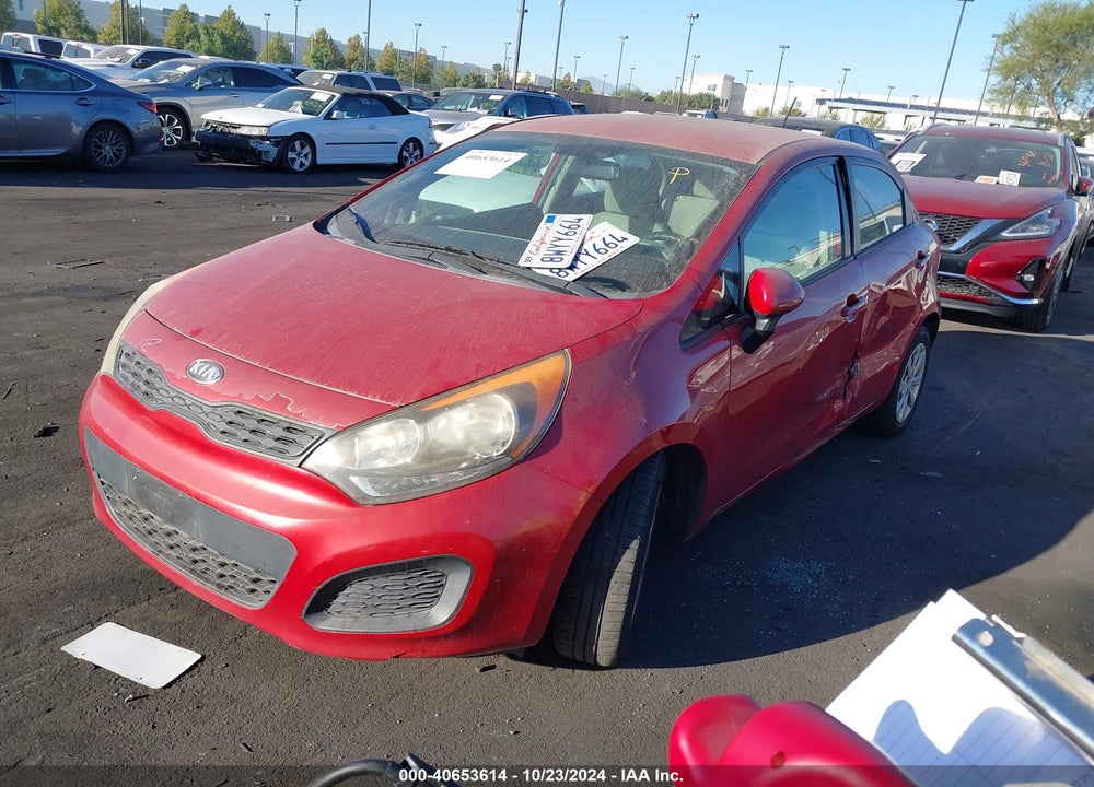 2013 KIA RIO LX VIN: KNADM5A3XD6303279