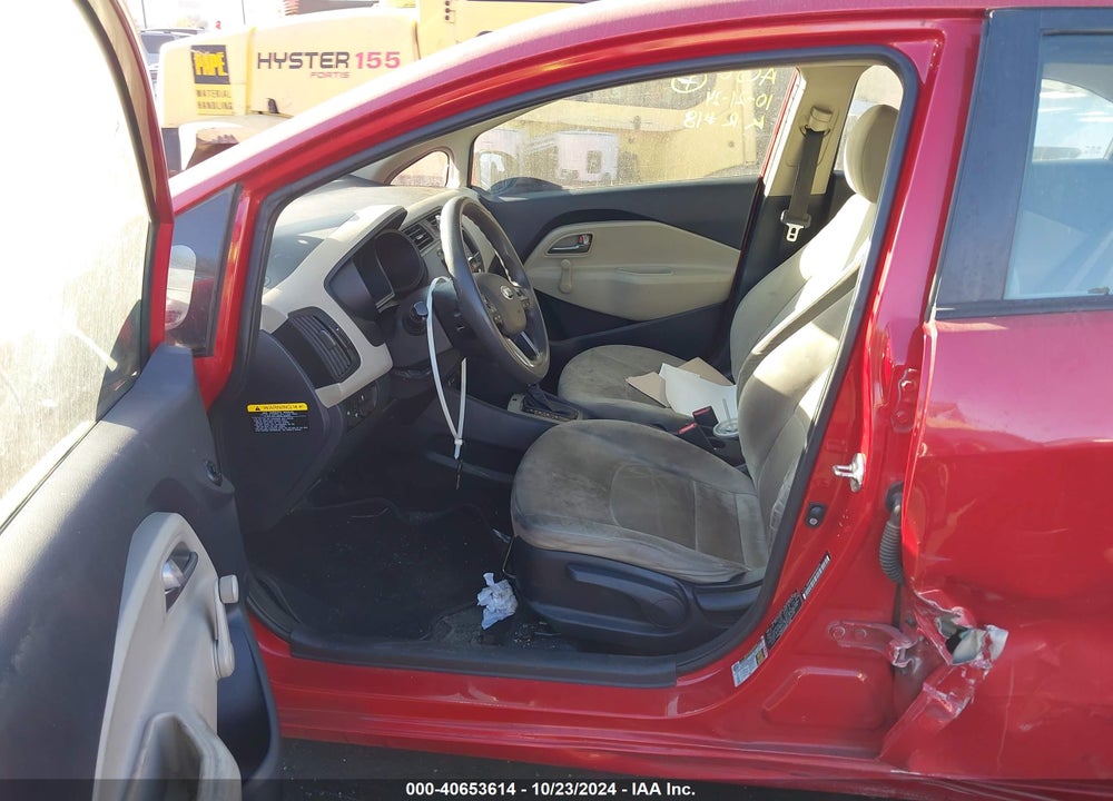 2013 KIA RIO LX VIN: KNADM5A3XD6303279