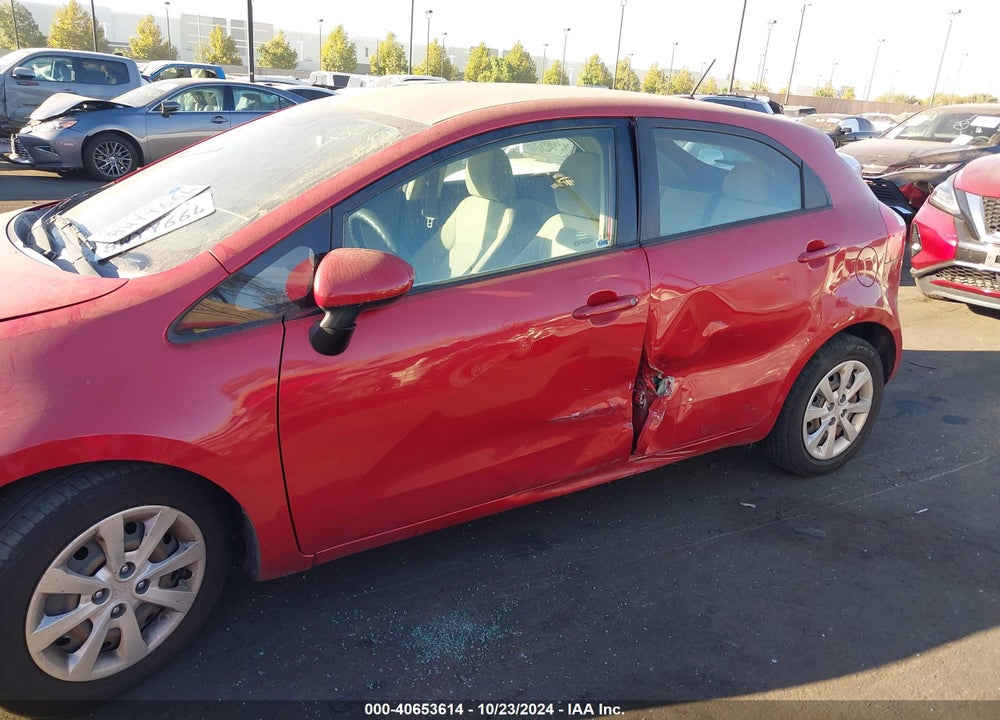 2013 KIA RIO LX VIN: KNADM5A3XD6303279