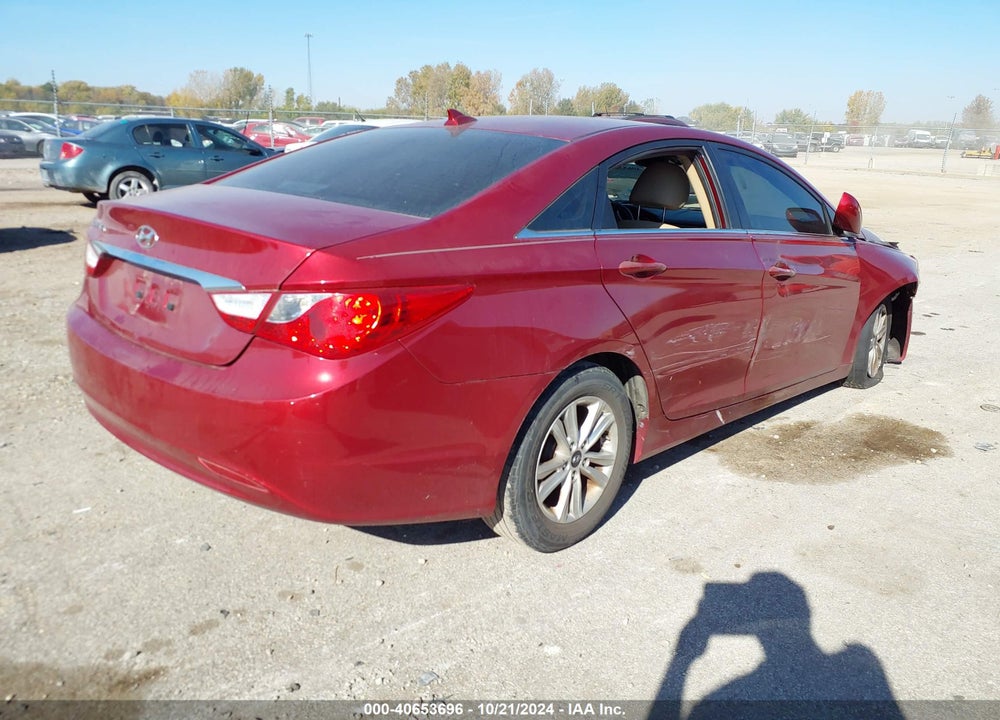 2012 HYUNDAI SONATA GLS VIN: 5NPEB4AC3CH386503