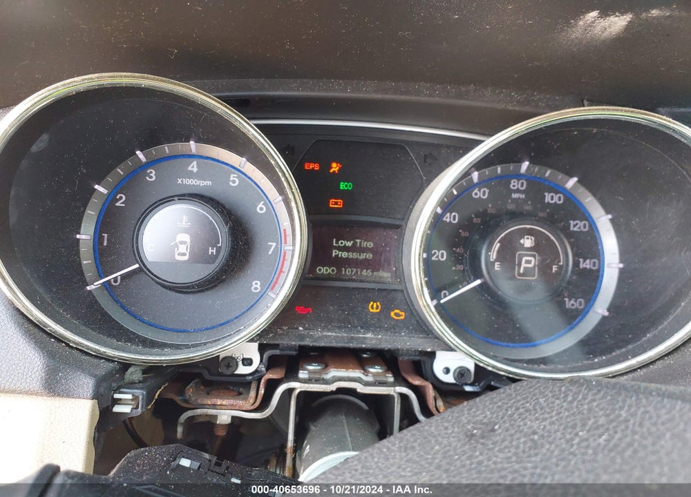 2012 HYUNDAI SONATA GLS VIN: 5NPEB4AC3CH386503