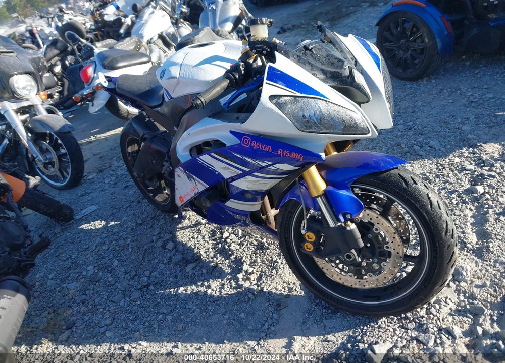 2014 YAMAHA YZFR6 VIN: JYARJ16EXEA031556