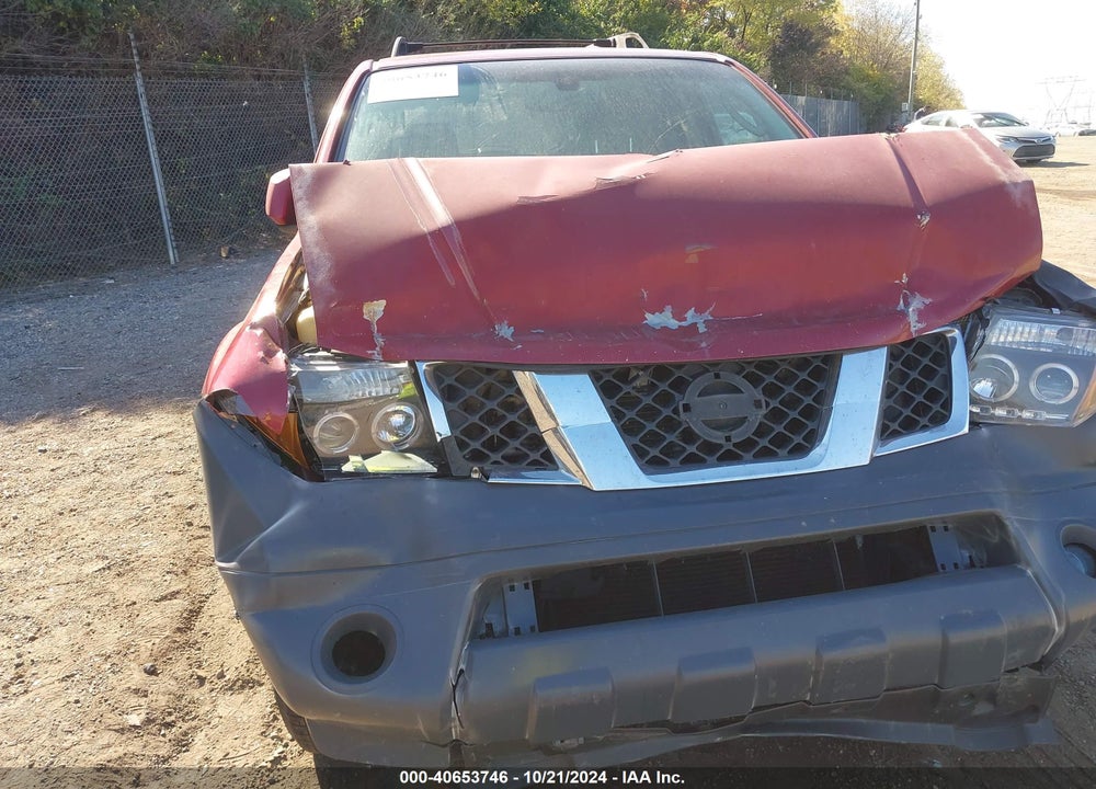 2005 NISSAN PATHFINDER SE VIN: 5N1AR18W45C707810