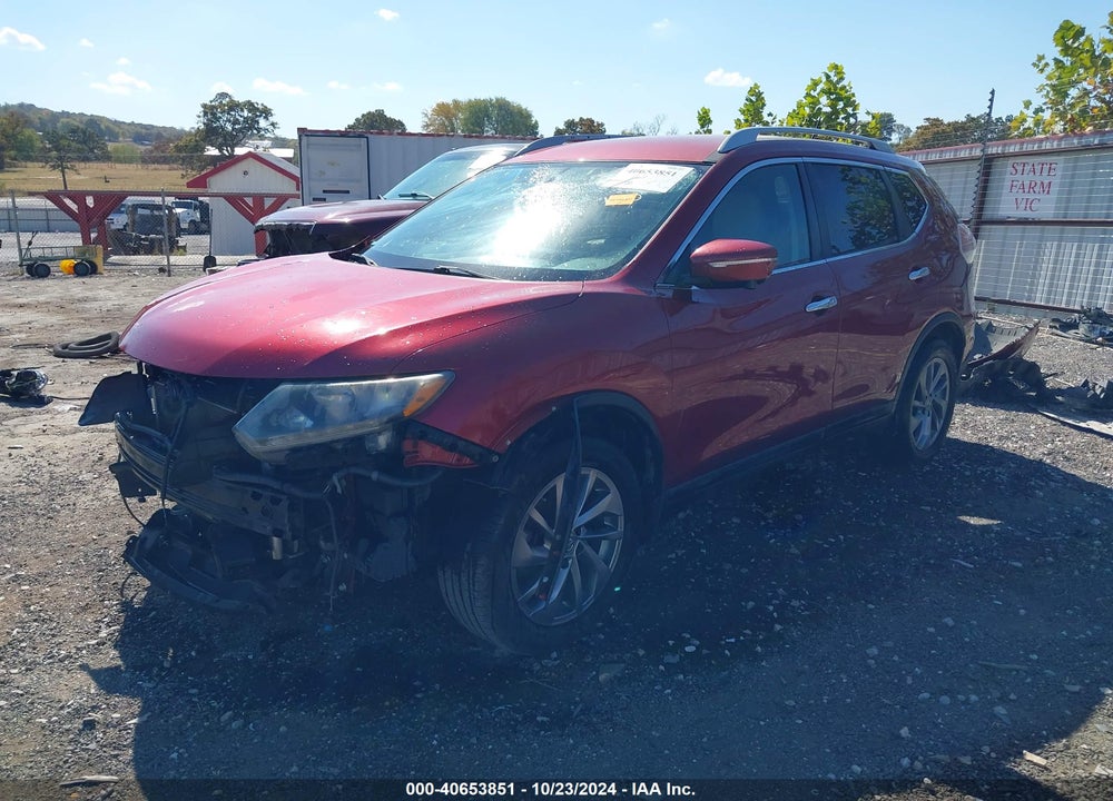 2015 NISSAN ROGUE SL VIN: 5N1AT2MT2FC887700