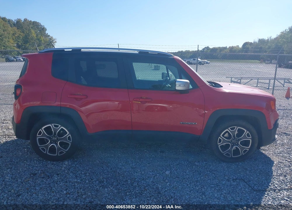 2016 JEEP RENEGADE LIMITED VIN: ZACCJADT5GPC64081