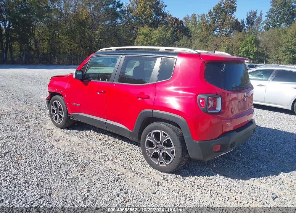 2016 JEEP RENEGADE LIMITED VIN: ZACCJADT5GPC64081