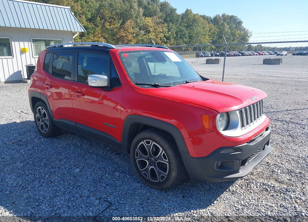 2016 JEEP RENEGADE LIMITED VIN: ZACCJADT5GPC64081