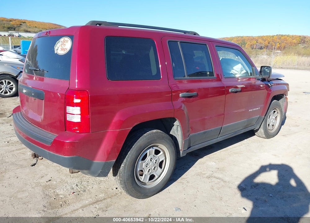 2014 JEEP PATRIOT SPORT VIN: 1C4NJRBB5ED910488