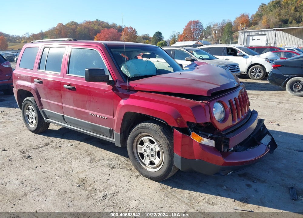 2014 JEEP PATRIOT SPORT VIN: 1C4NJRBB5ED910488