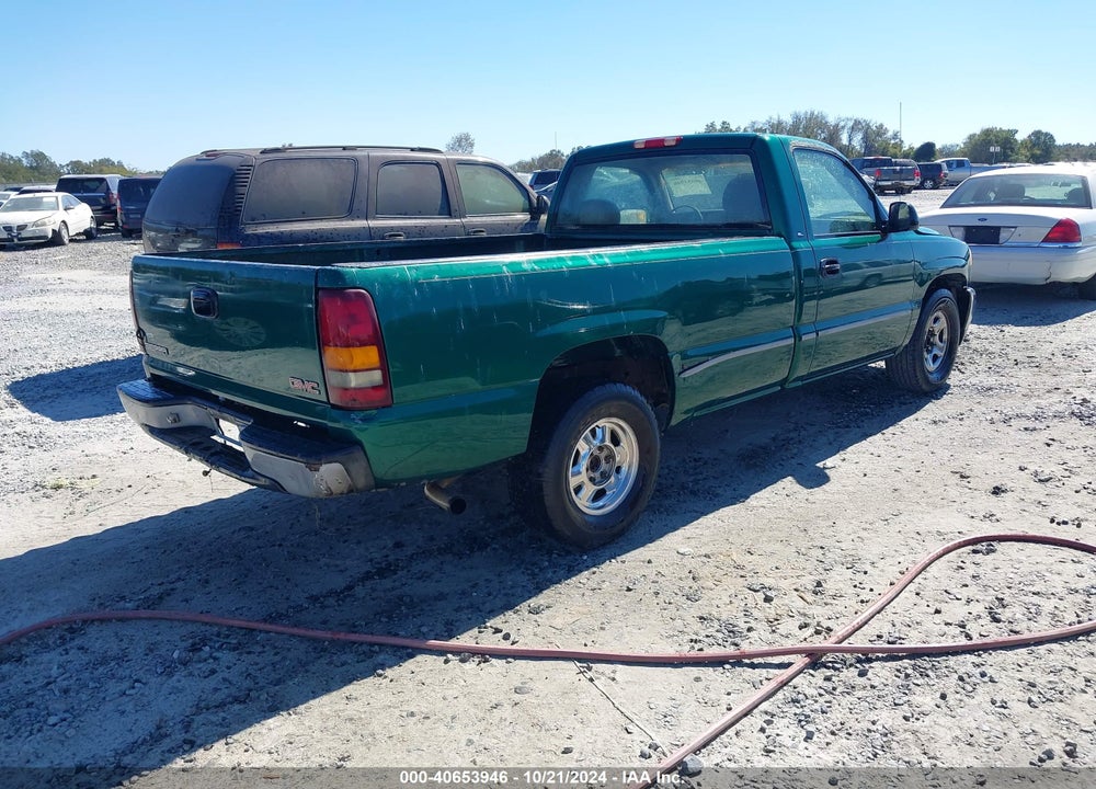 1999 GMC SIERRA 1500 SL VIN: 1GTEC14W2XE550444